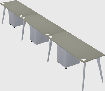 Modern rectangular office desk