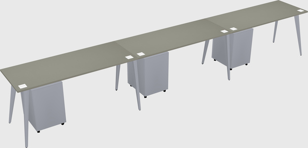 Modern rectangular office desk