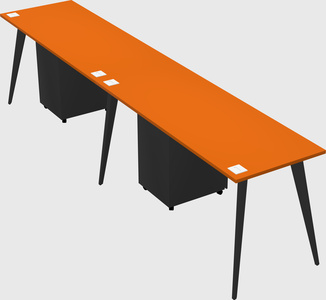 Modern rectangular office desk