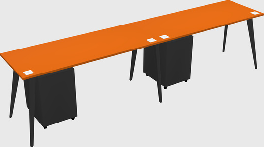 Modern rectangular office desk