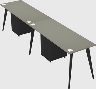 Modern rectangular office desk