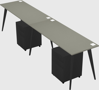 Modern rectangular office desk