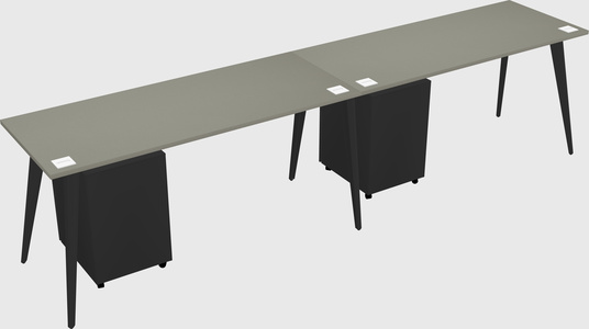 Modern rectangular office desk