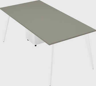 Modern rectangular office desk