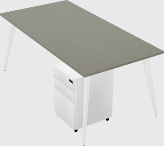 Modern rectangular office desk