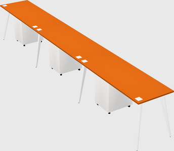 Modern rectangular office desk
