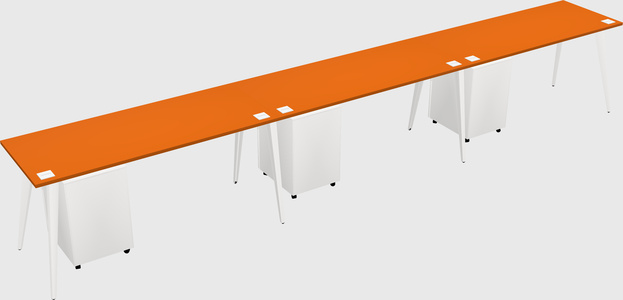 Modern rectangular office desk