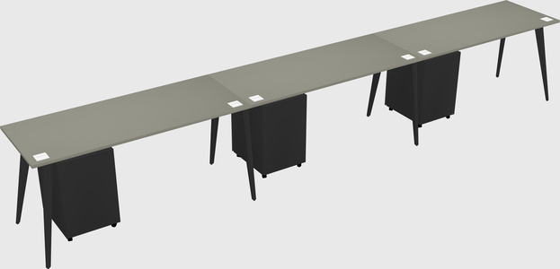 Modern rectangular office desk