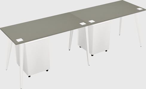 Modern rectangular office desk