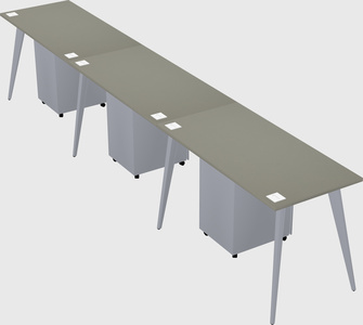 Modern rectangular office desk