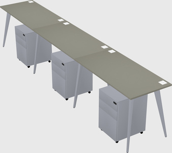 Modern rectangular office desk