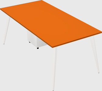 Modern rectangular office desk