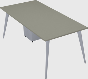 Modern rectangular office desk