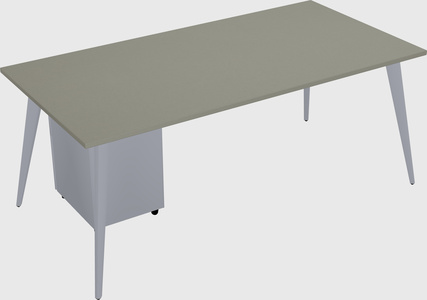 Modern rectangular office desk