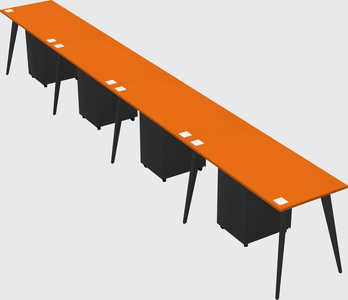 Modern rectangular office desk