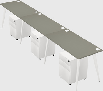 Modern rectangular office desk