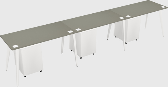 Modern rectangular office desk