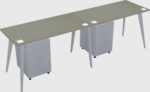 Modern rectangular office desk