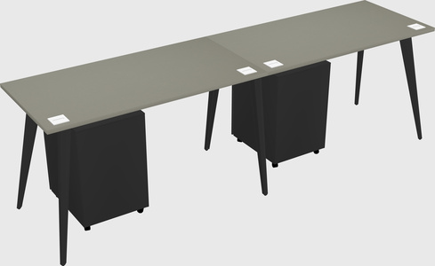 Modern rectangular office desk
