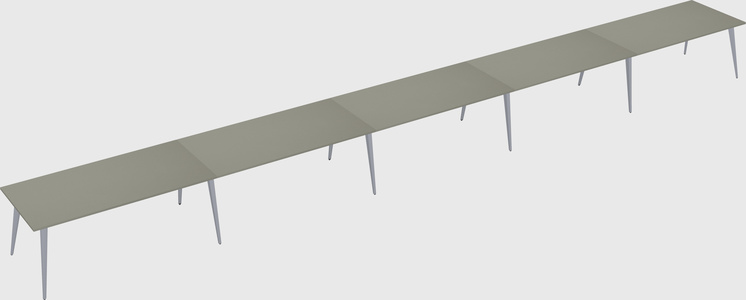 Modern rectangular office desk
