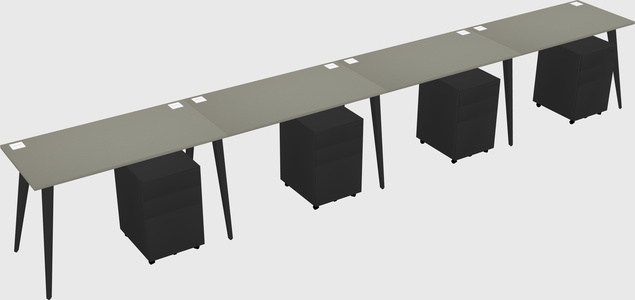 Modern Rectangular Office Desk