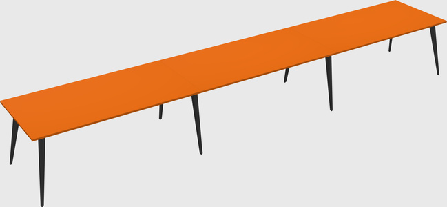 Modern rectangular office desk