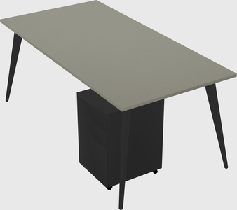 Modern rectangular office desk