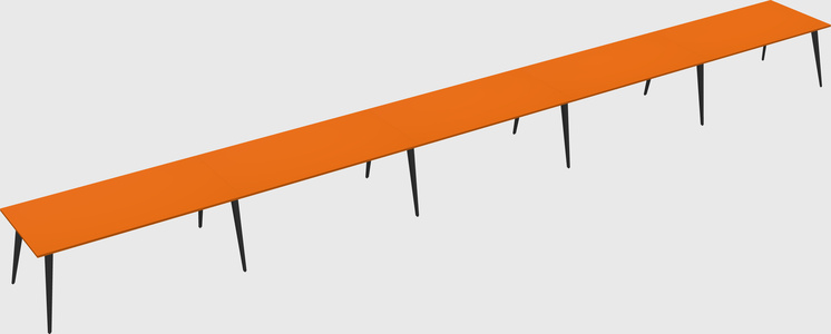 Modern rectangular office desk