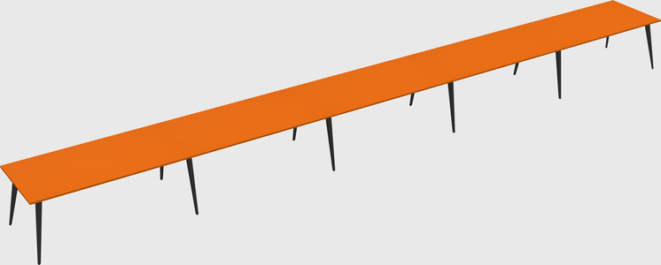Modern rectangular office desk