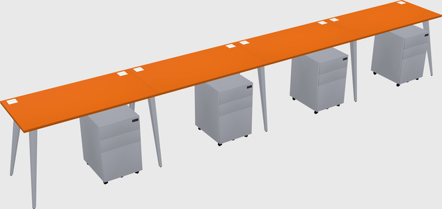 Modern Rectangular Office Desk