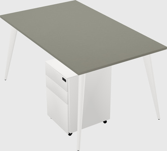 Modern rectangular office desk