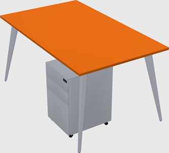 Modern rectangular office desk