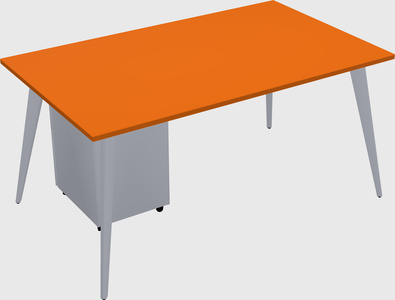 Modern rectangular office desk