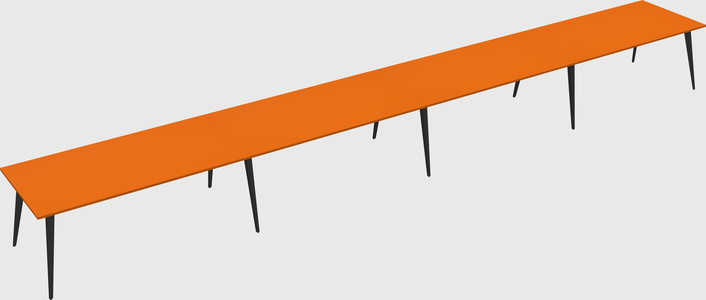 Modern rectangular office desk