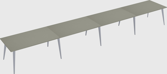 Modern rectangular office desk