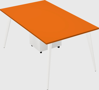 Modern rectangular office desk