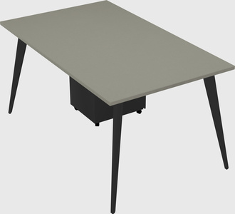Modern rectangular office desk