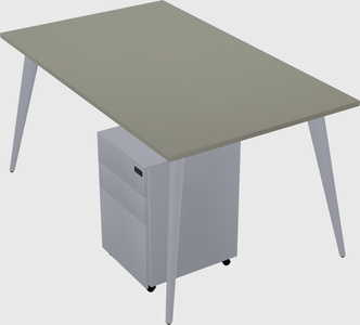 Modern rectangular office desk