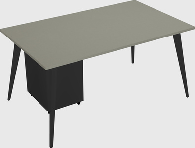 Modern rectangular office desk