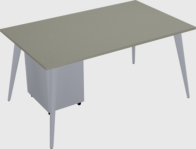 Modern rectangular office desk