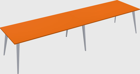 Modern rectangular office desk