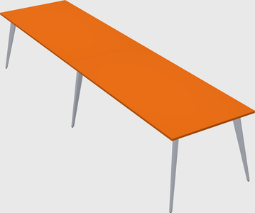 Modern rectangular office desk