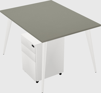 Modern rectangular office desk