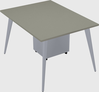 Modern rectangular office desk