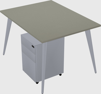 Modern rectangular office desk