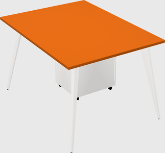 Modern rectangular office desk