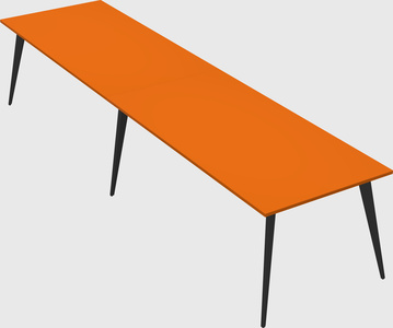 Modern rectangular office desk