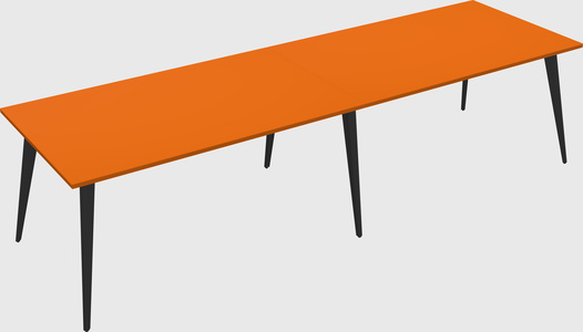 Modern rectangular office desk