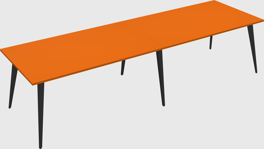 Modern rectangular office desk