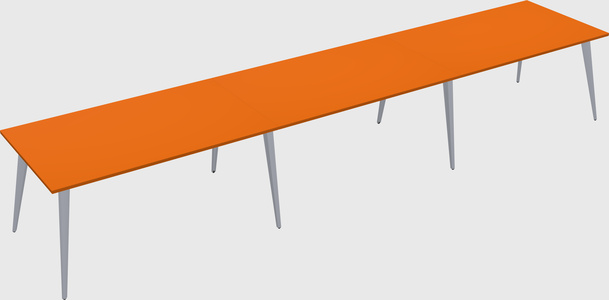 Modern rectangular office desk